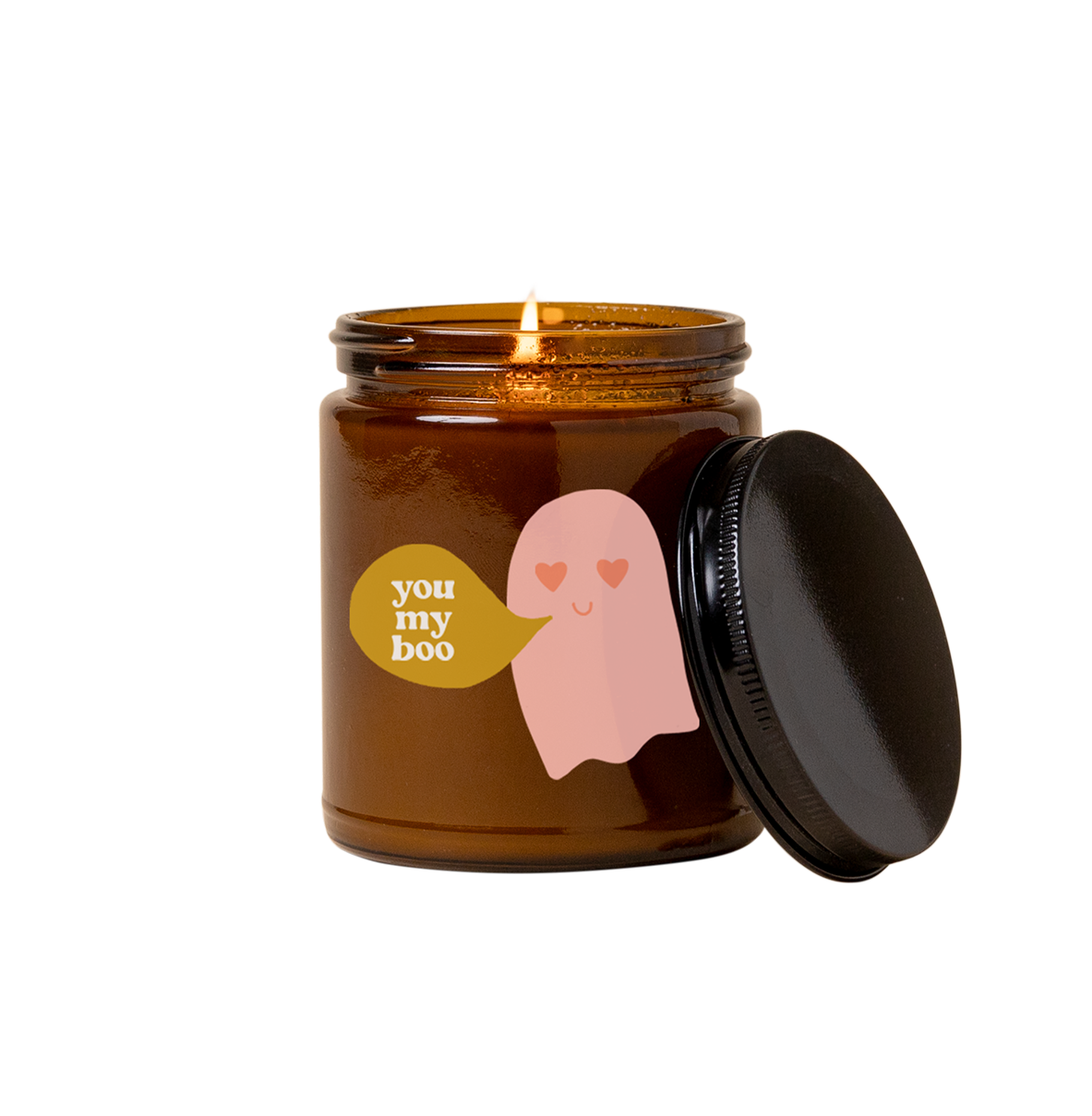 Talking Out of Turn - Halloween Candle Jar w/lid