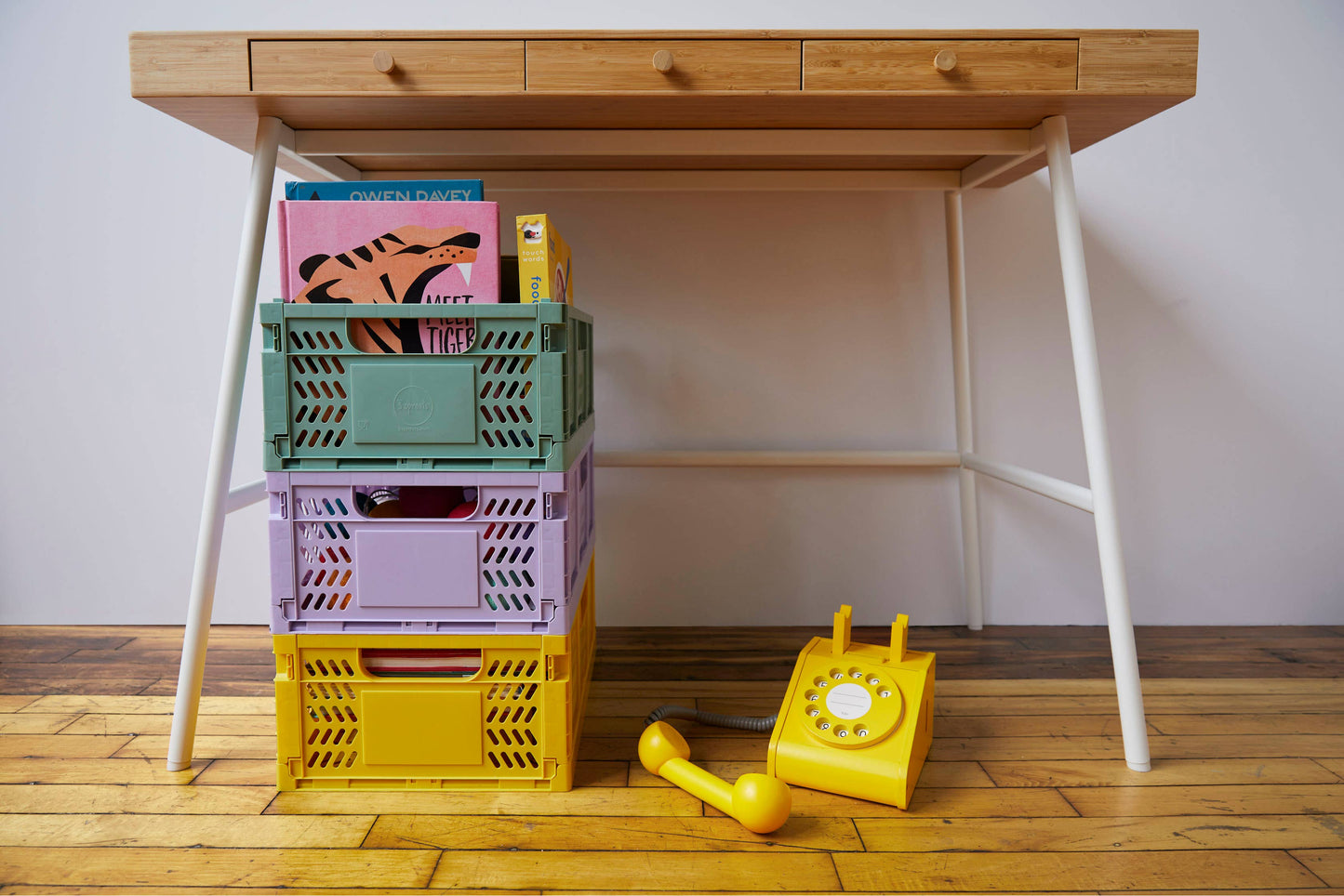 3 Sprouts - Modern Folding Crate - Large