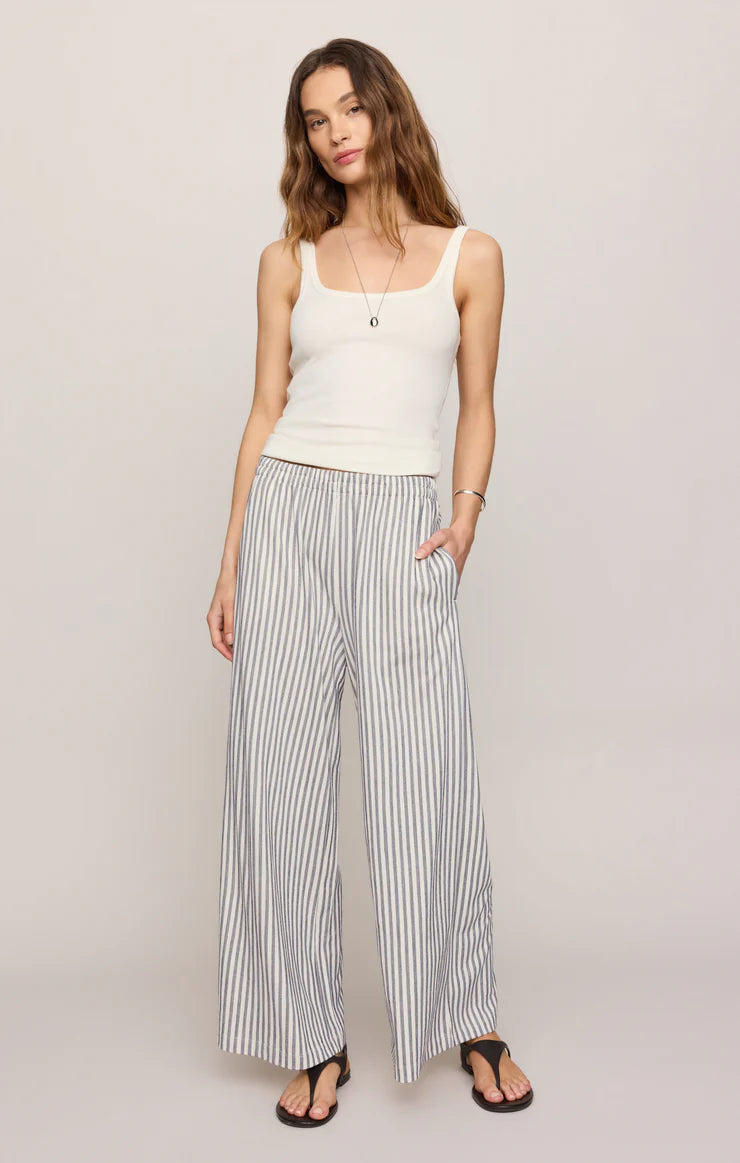 Z Supply Scout Knit Striped Pant - Eclipse