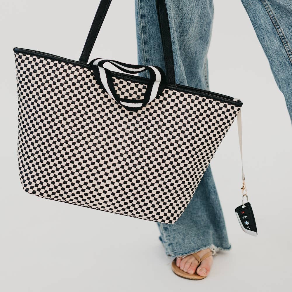 Pretty Simple - Woven Tiffany Organizer Tote Bag