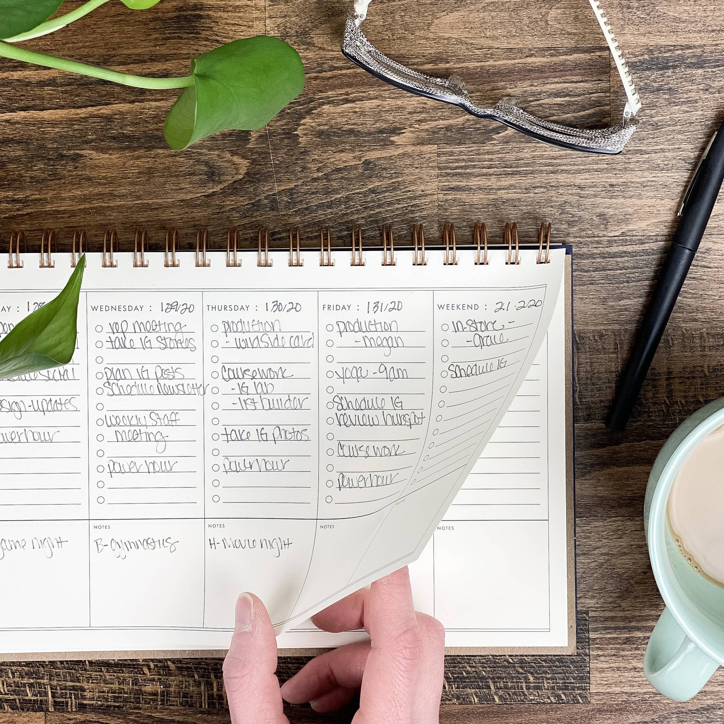 Ruff House Print Shop - To Do Simple Undated Weekly Planner