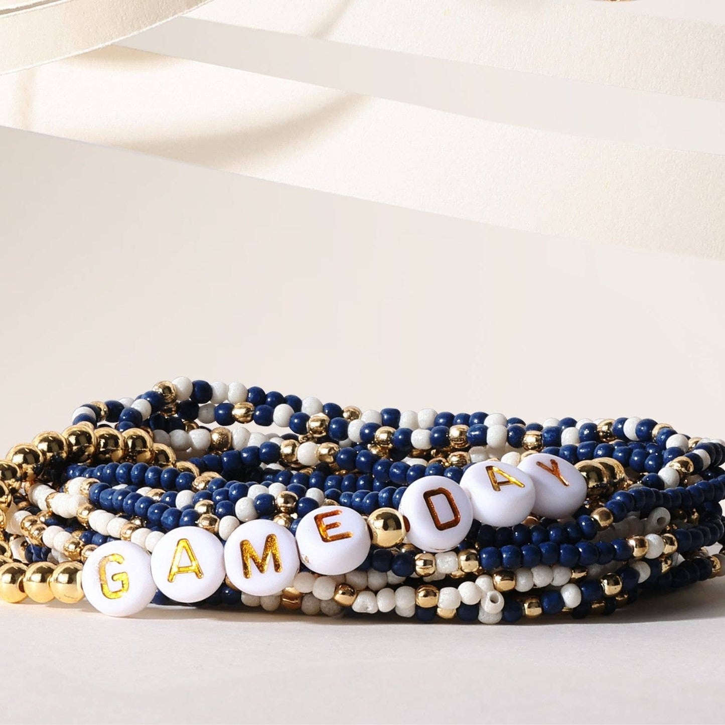 Splendid Iris - Game Day Beaded Bracelet