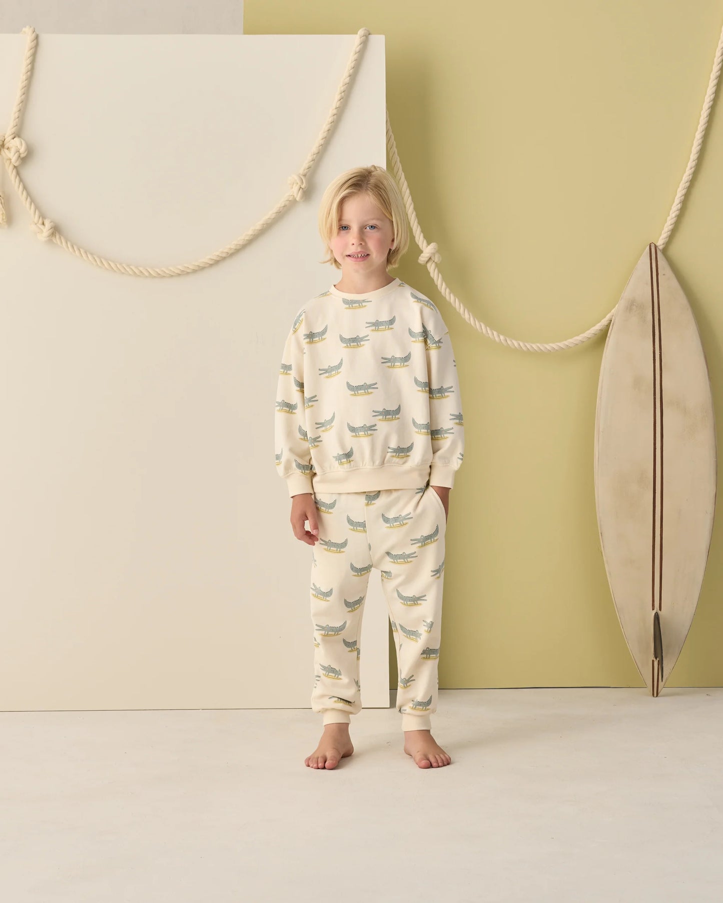 RYLEE + CRU JOGGER SWEATPANT - ALLIGATORS