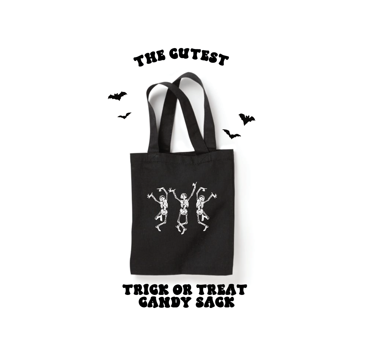 Saved by Grace Co. - Dancing Skeletons Trick or Treat Bag - Youth