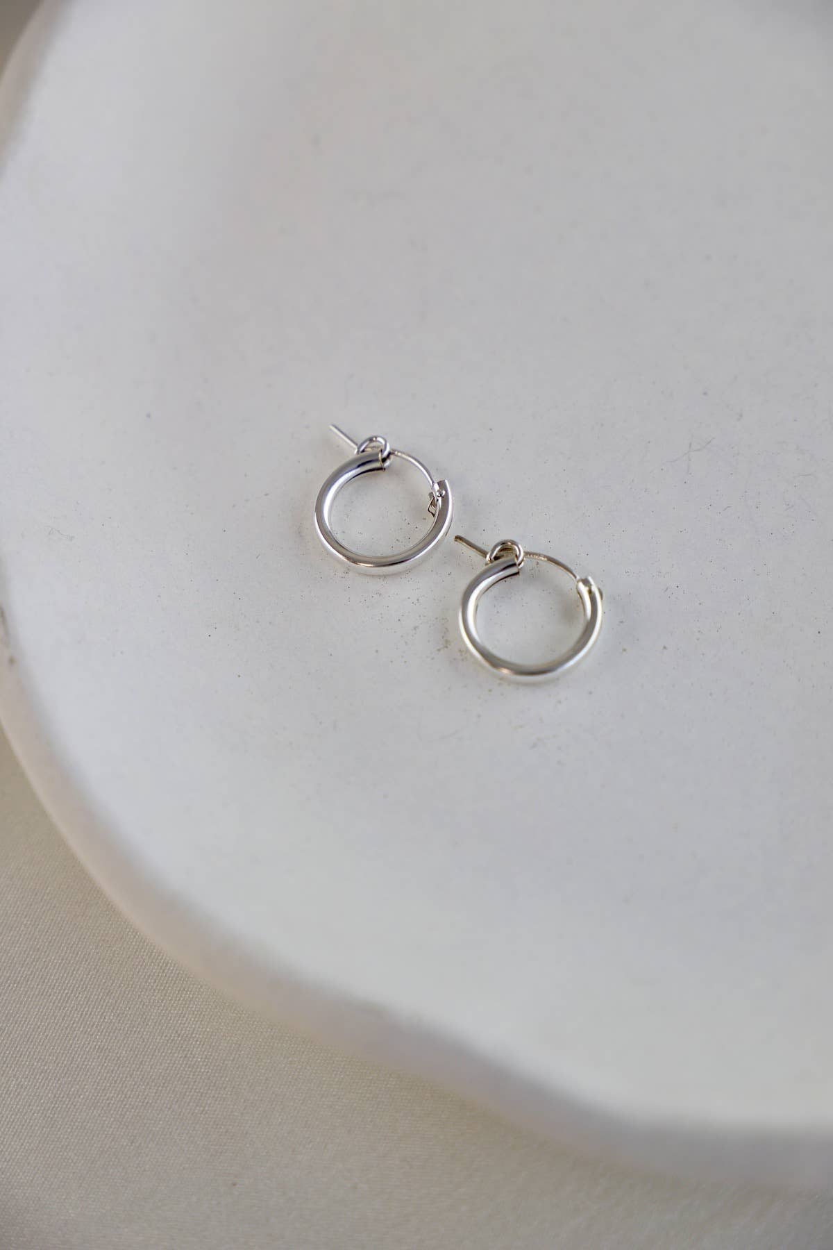 Katie Waltman Jewelry - THE SILVER STANDARD HOOPS