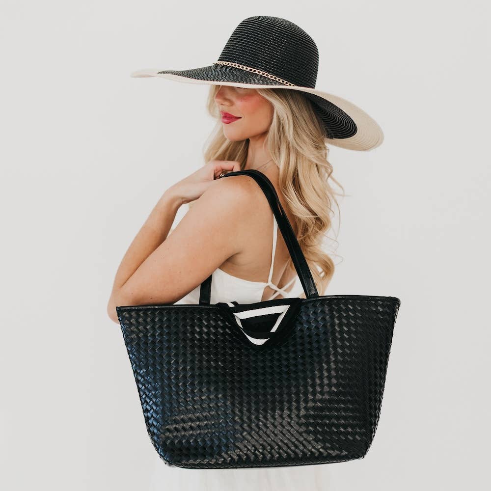 Pretty Simple - Woven Tiffany Organizer Tote Bag