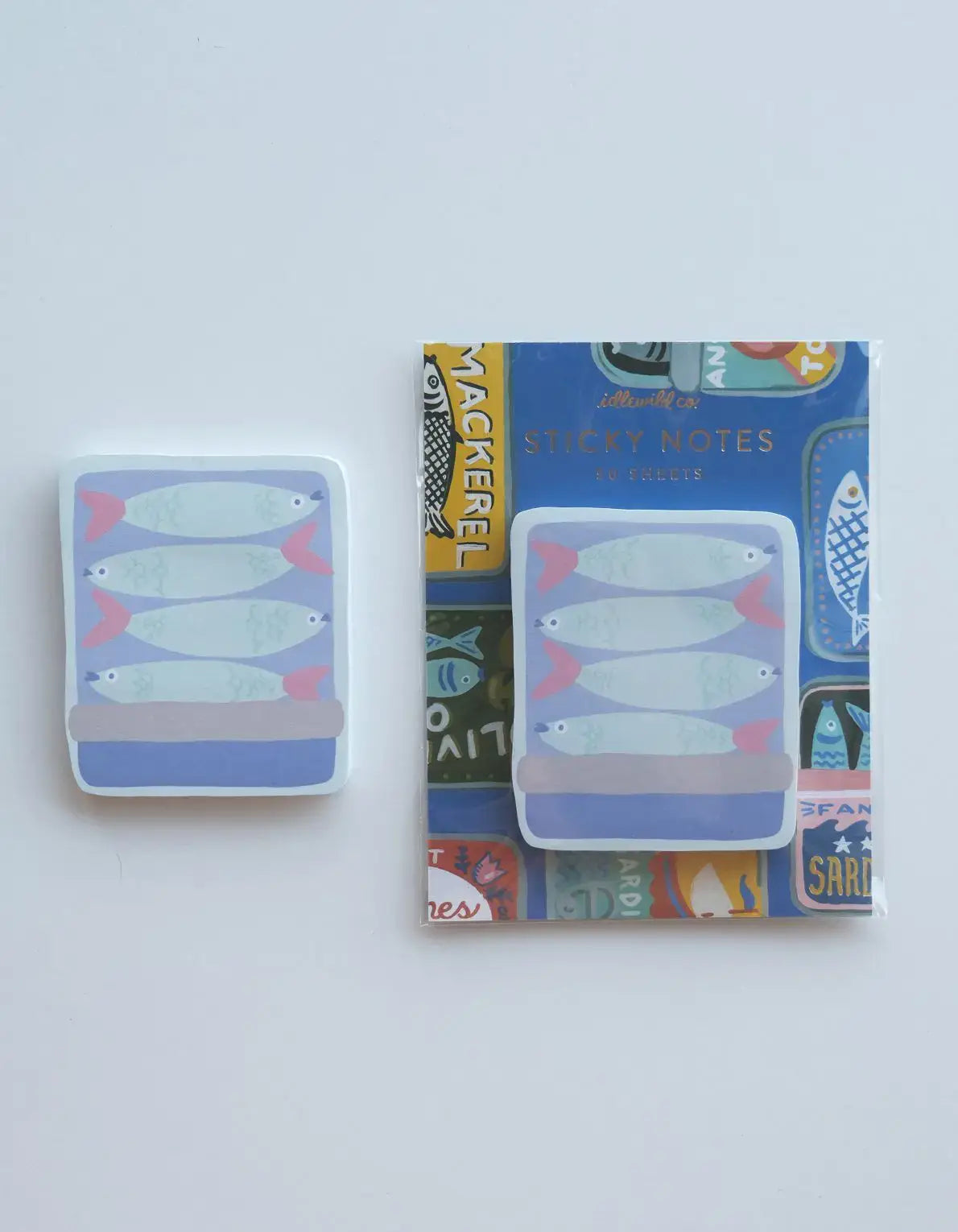 Idlewild Co. - Tinned Fish Die-Cut Sticky Notepad