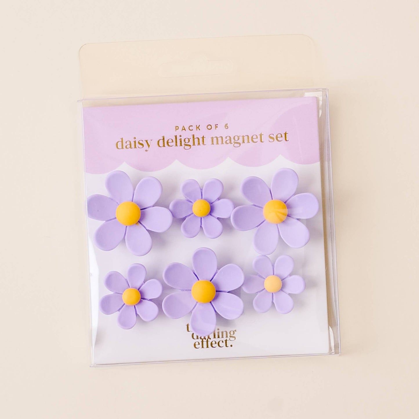 The Darling Effect - Daisy Delight Magnet Set-Lilac