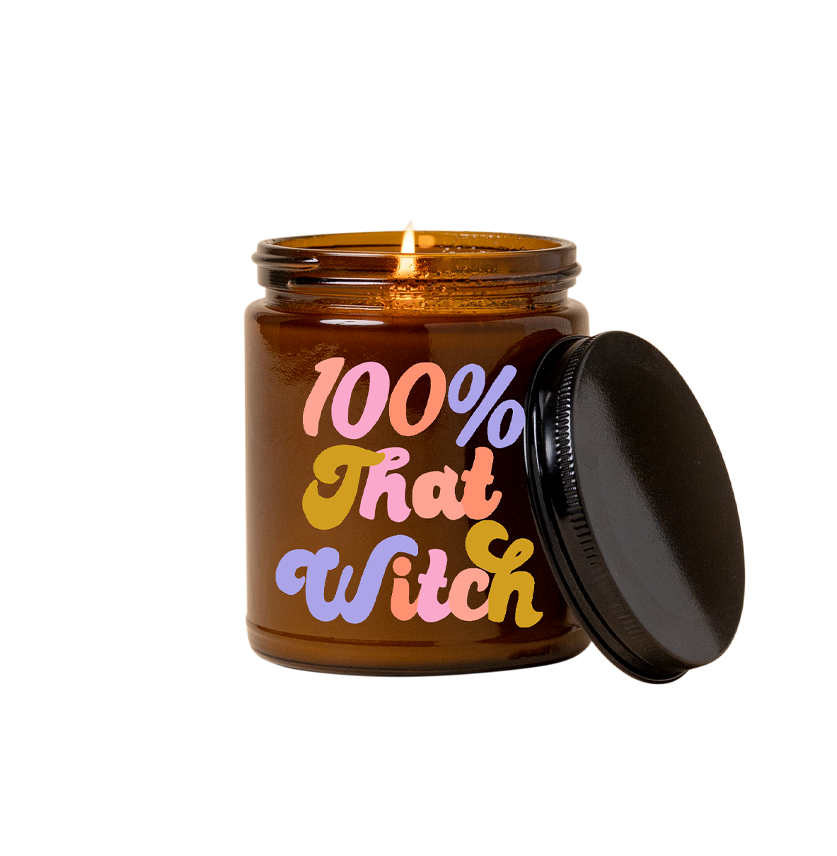 Talking Out of Turn - Halloween Candle Jar w/lid