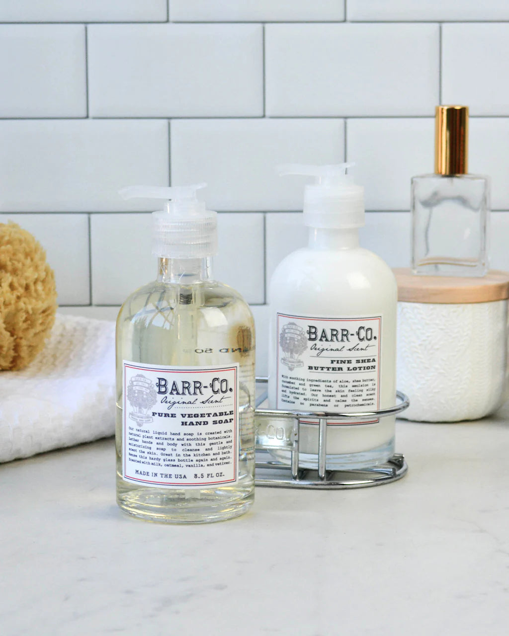 Barr-Co. Duo Caddy Hand Soap + Lotion Set - Original Scent
