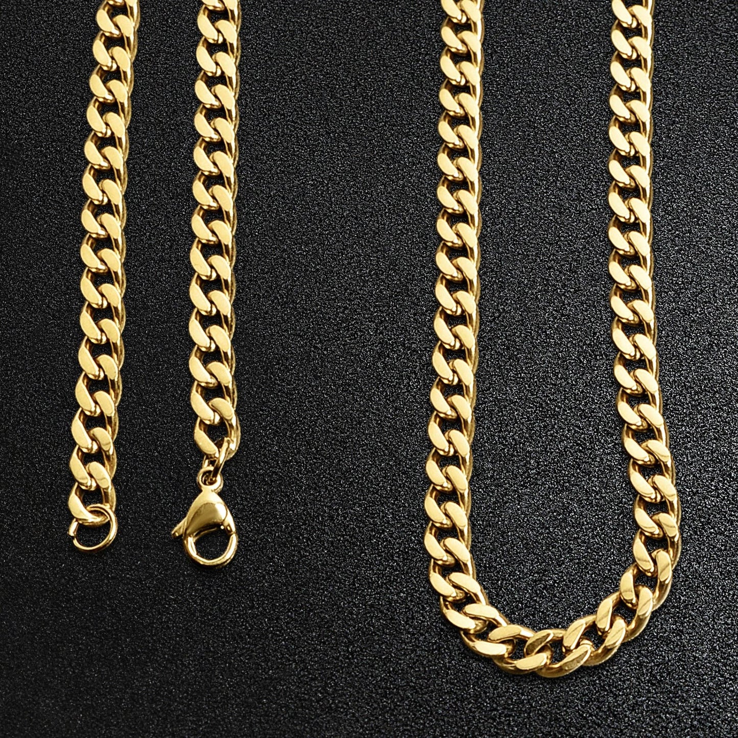 WJW - 18K Gold Curb Chain Necklace