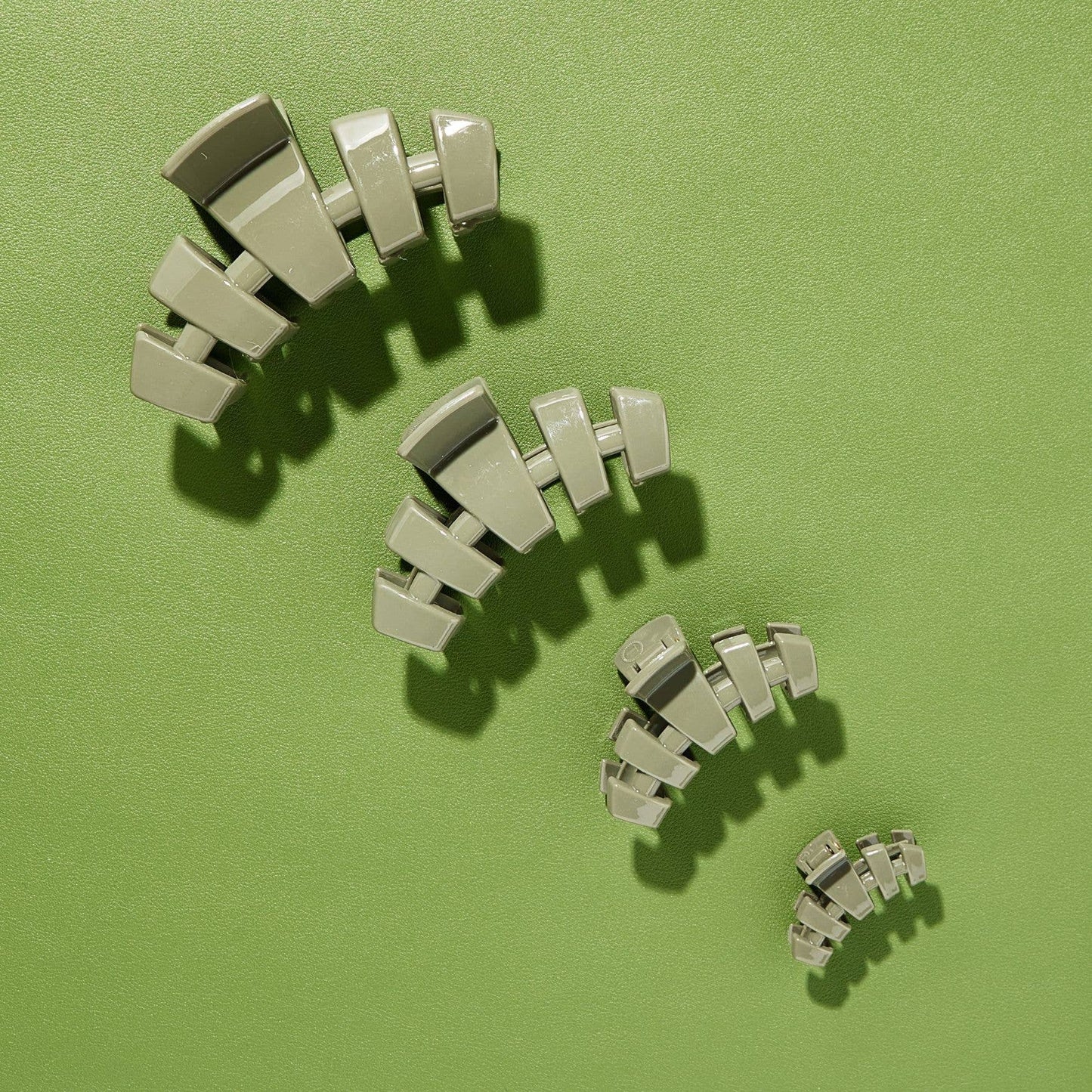 TELETIES - Classic Hair Clip | Large | Sage It Ain't So