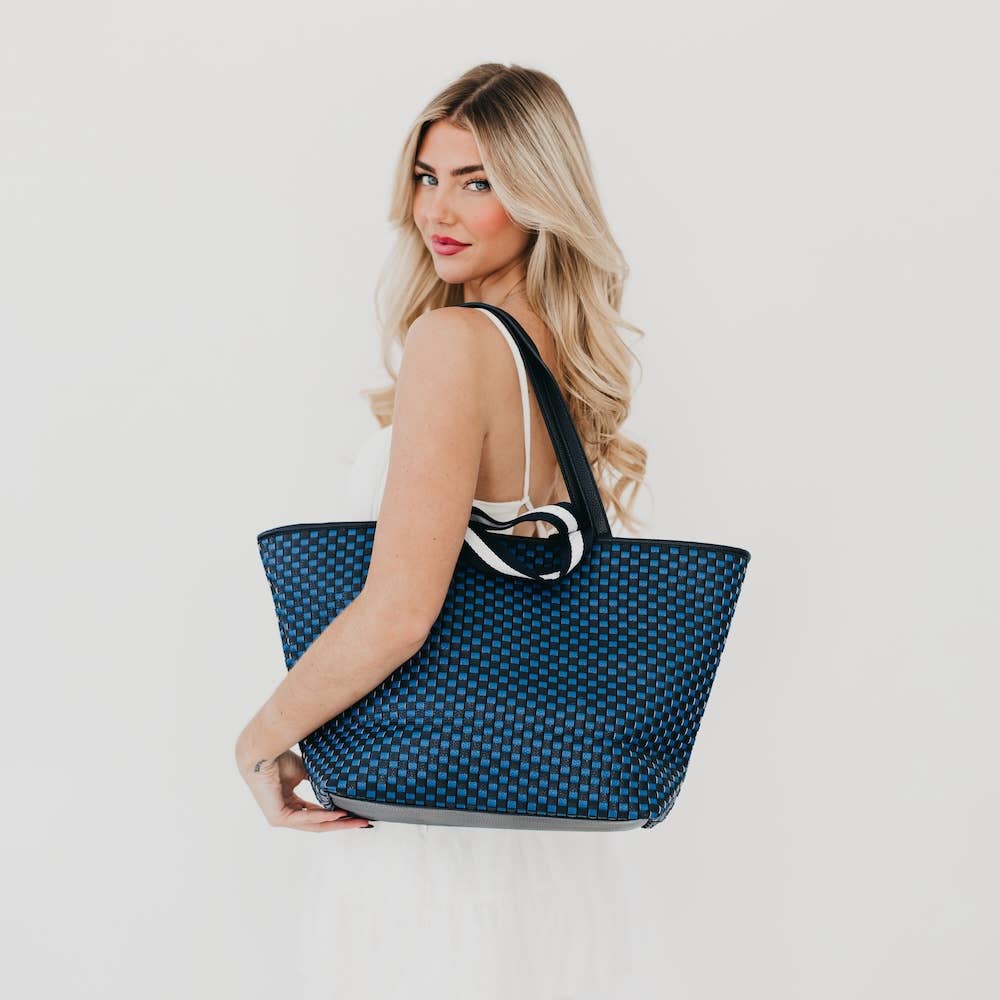 Pretty Simple - Woven Tiffany Organizer Tote Bag