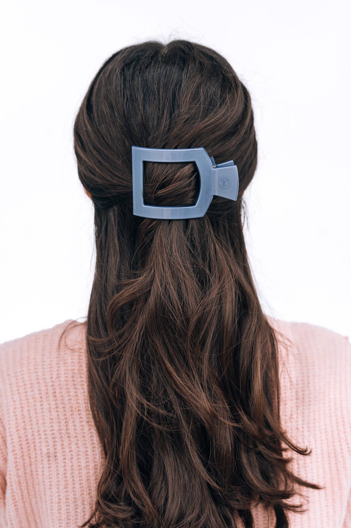 TELETIES - Square Flat Hair Clip | Medium | Hampton Bay
