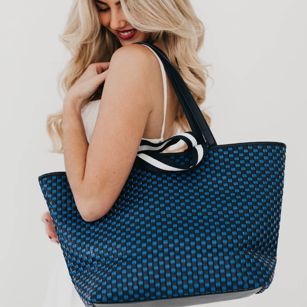 Pretty Simple - Woven Tiffany Organizer Tote Bag