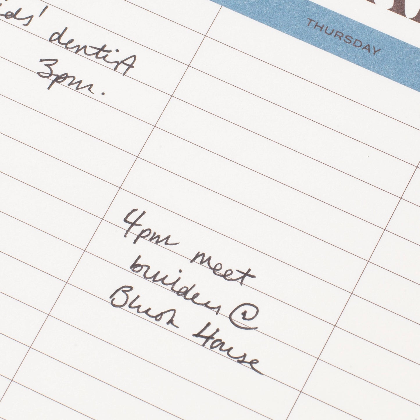 Papier - Paper Plans Spiral Undated Weekly Desk Pad