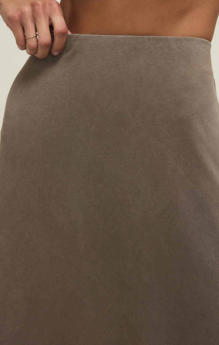 Z Supply Gail Midi Skirt - Perfectly Taupe