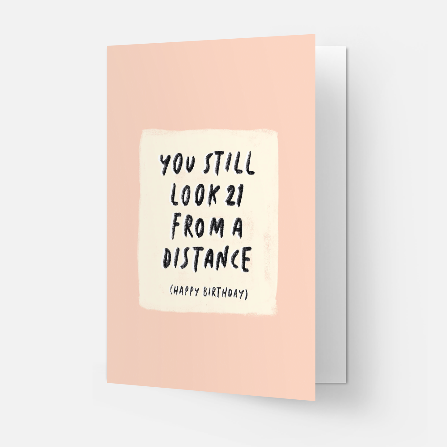 Kaart Blanche - 21 distance greeting card