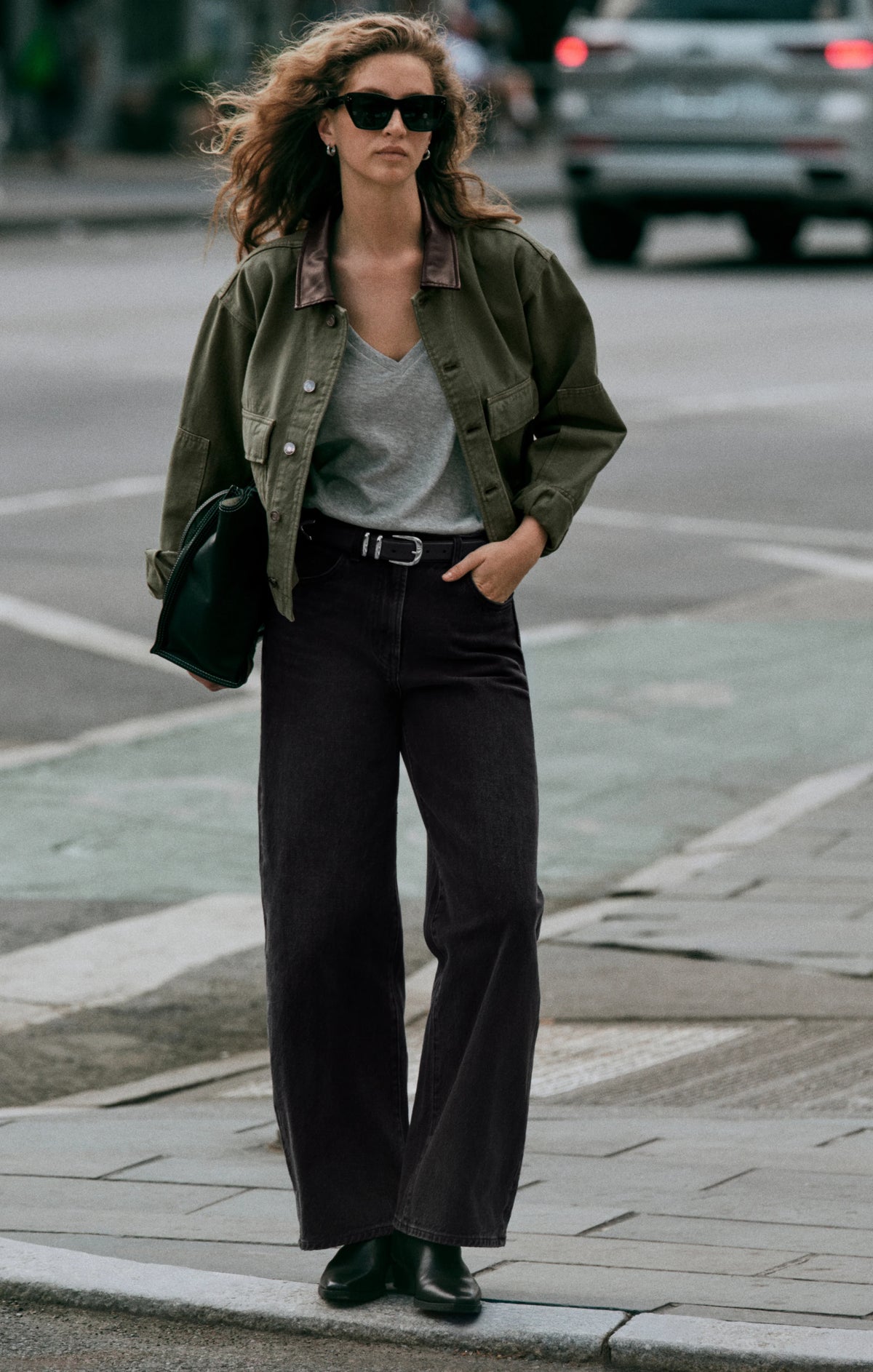 Z Supply The Show Off - High Rise Bowed Jeans - Nocturne