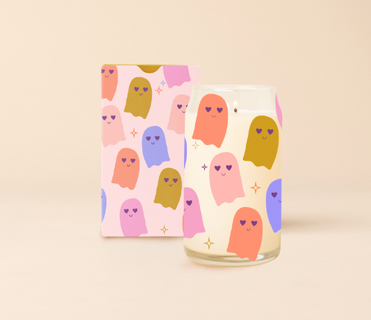 Talking Out of Turn - Halloween Candle Can Glass