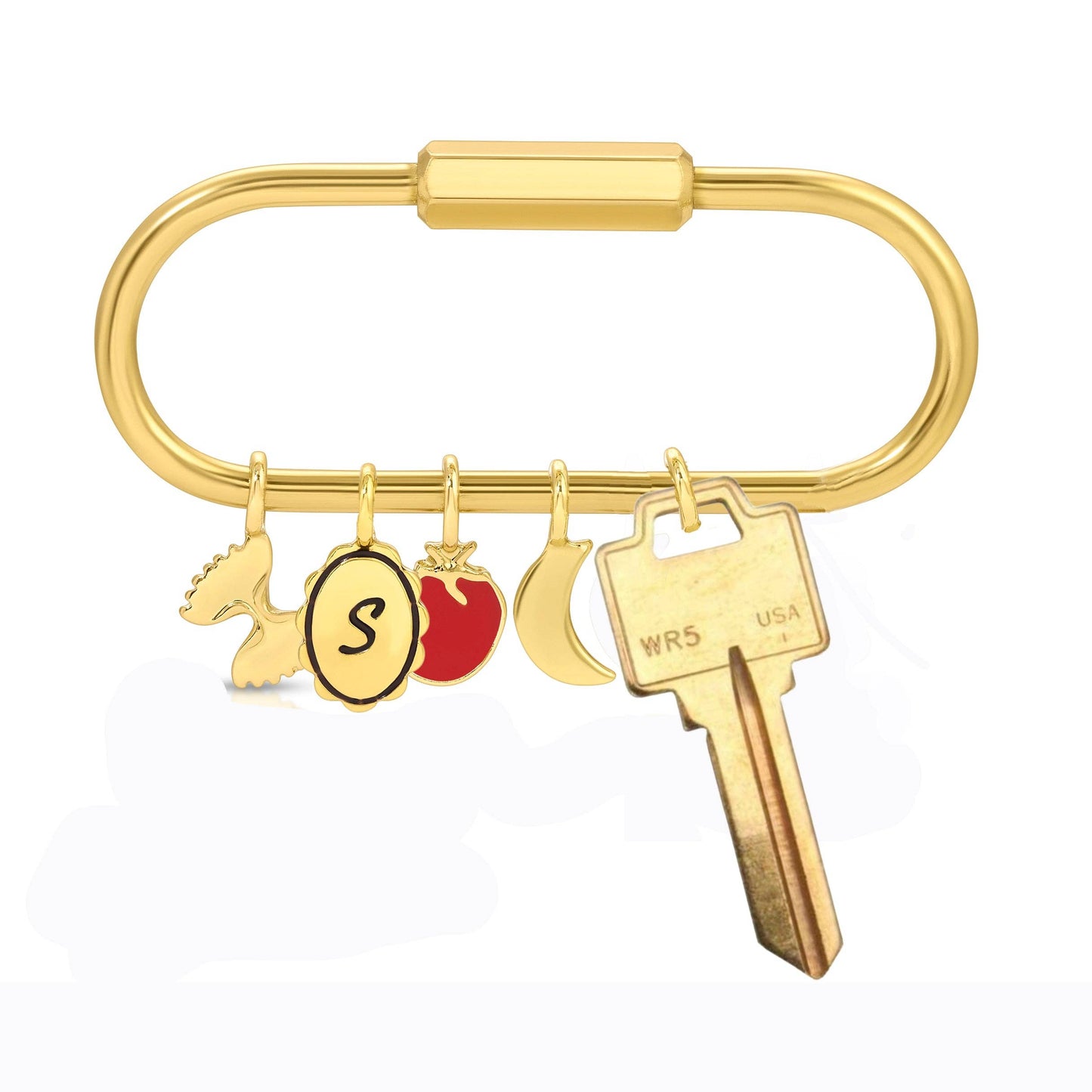 Lucky Feather - Charm Garden Add-a Charm(s) Keyring - Gold