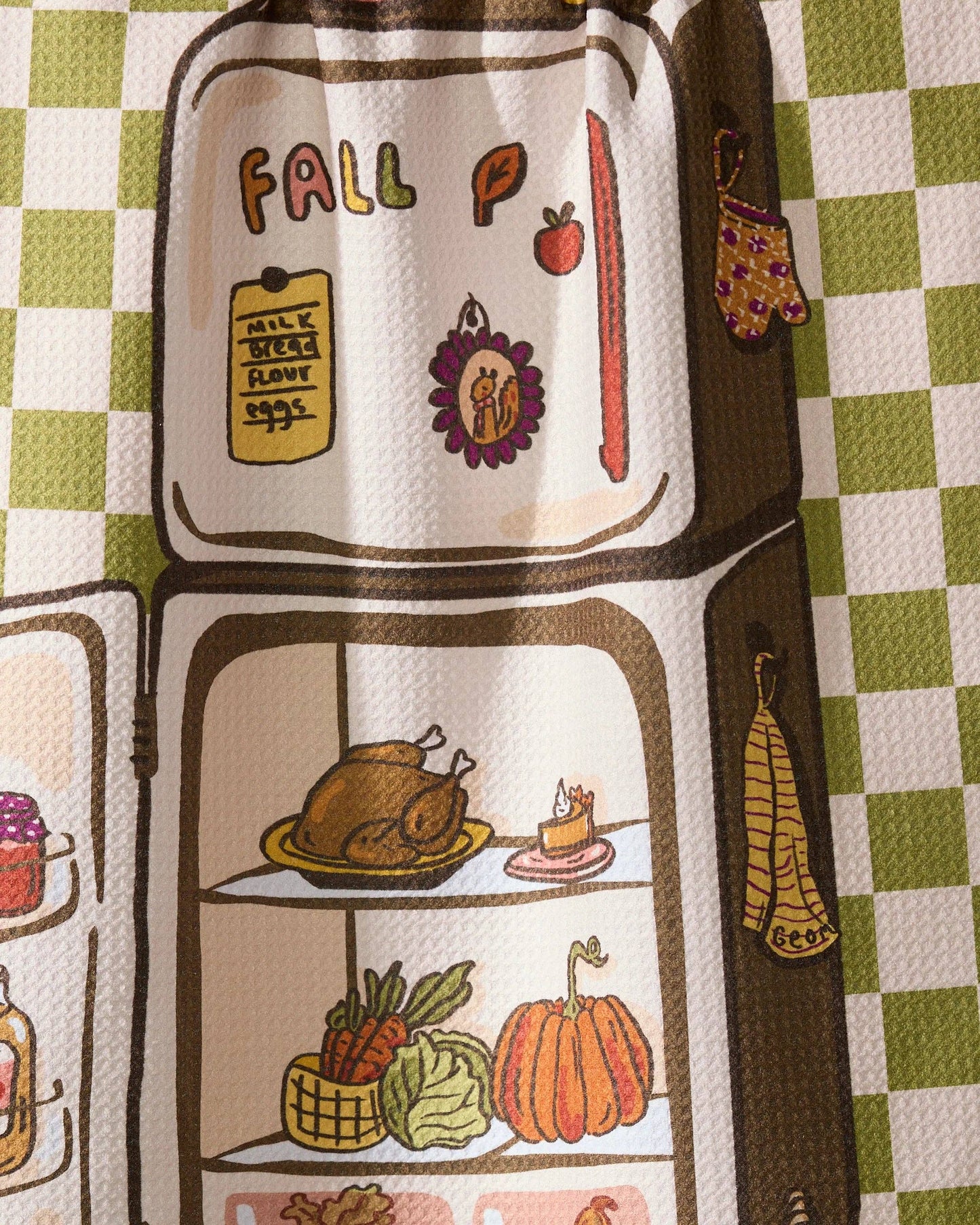Geometry - Is It Fall Yet Tea Towel