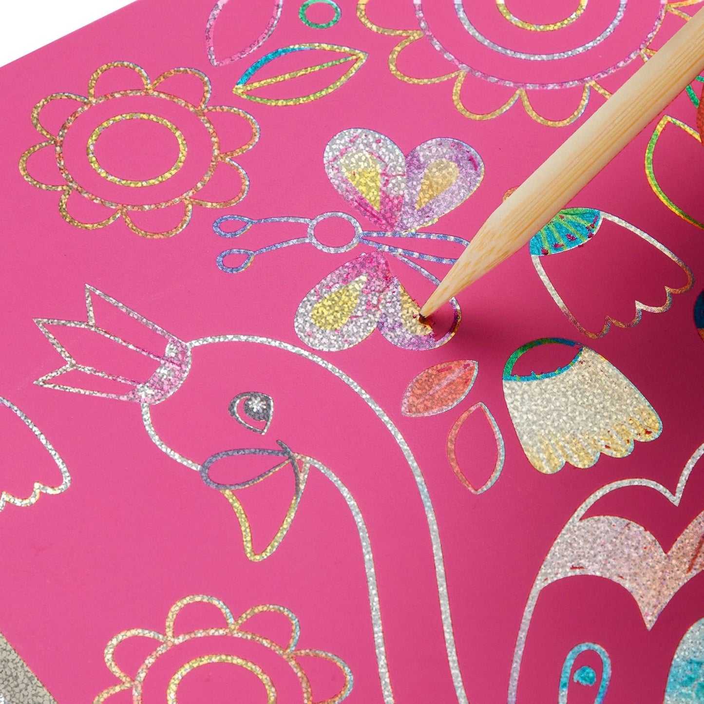 Chronicle Books - Unicorn Glam Scratch Magic