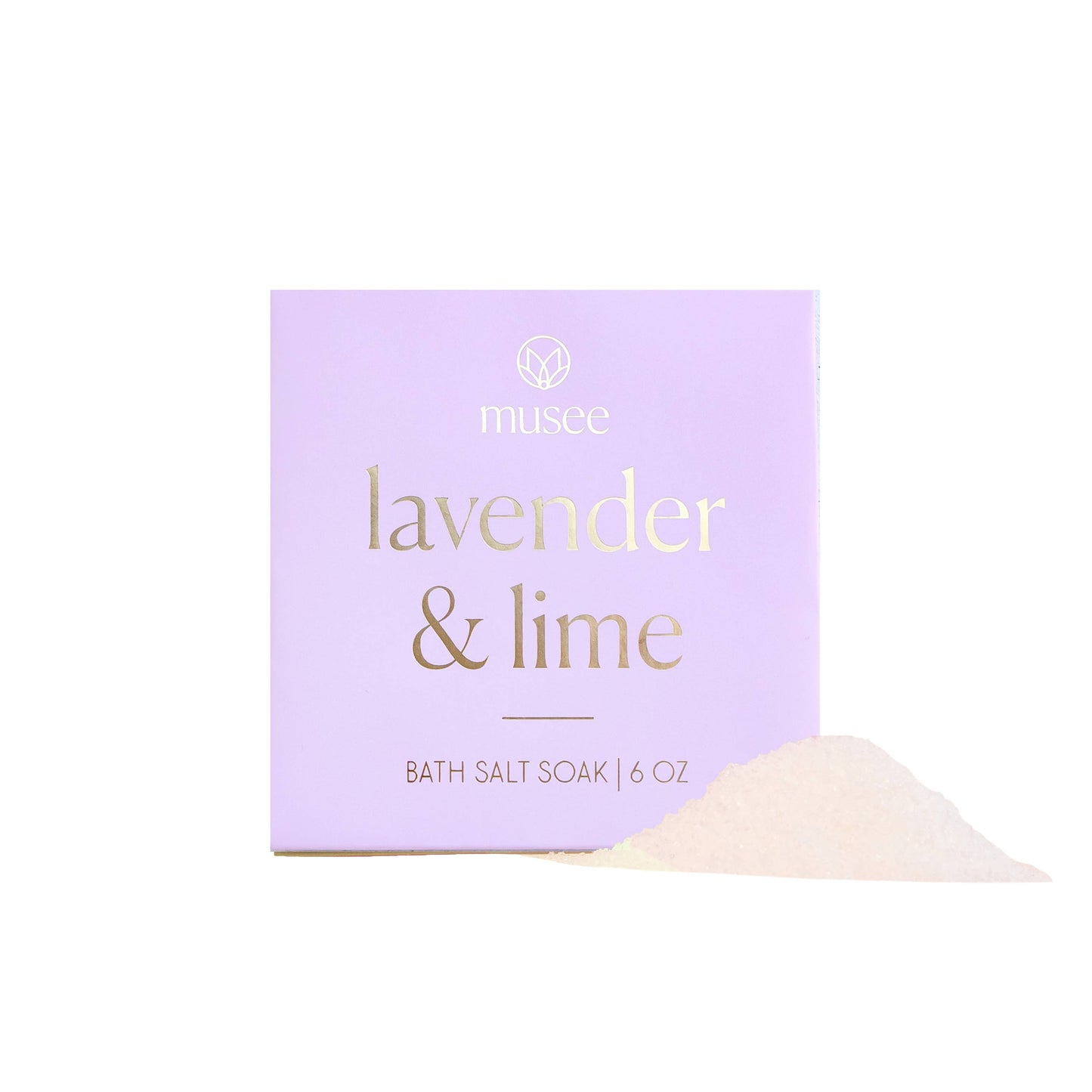 Musee - Lavender & Lime Mini Bath Salt Soak