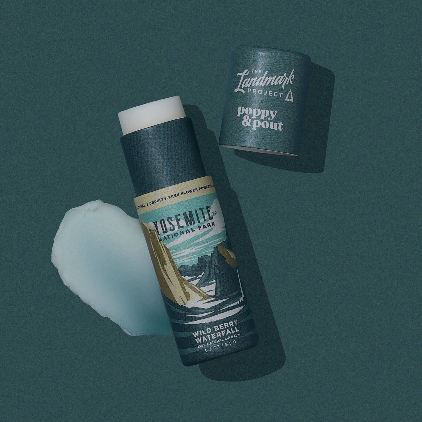 Poppy & Pout - The Landmark Project, Lip Balm, Yosemite Wild Berry Waterfall