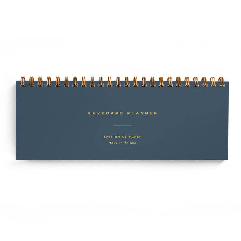 Smitten on Paper - Keyboard Planner Marine
