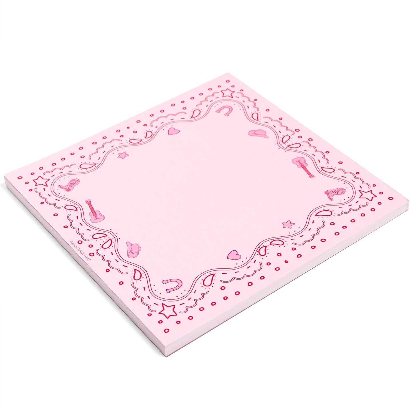 Callie Danielle - Pink Bandana Western Notepad