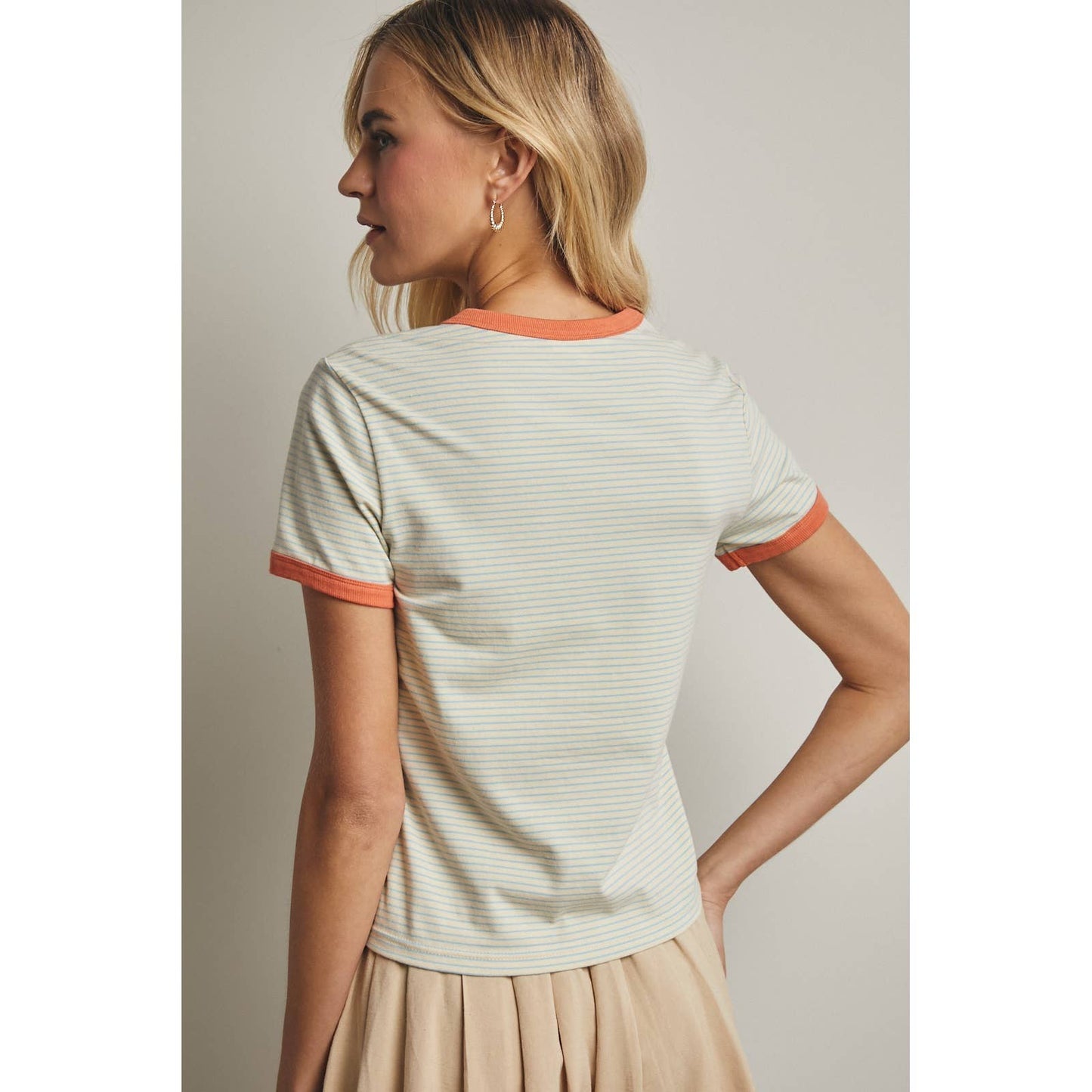 The Coastline Ringer Tee