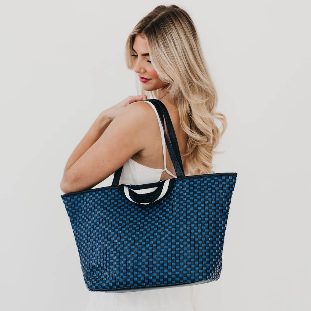 Pretty Simple - Woven Tiffany Organizer Tote Bag