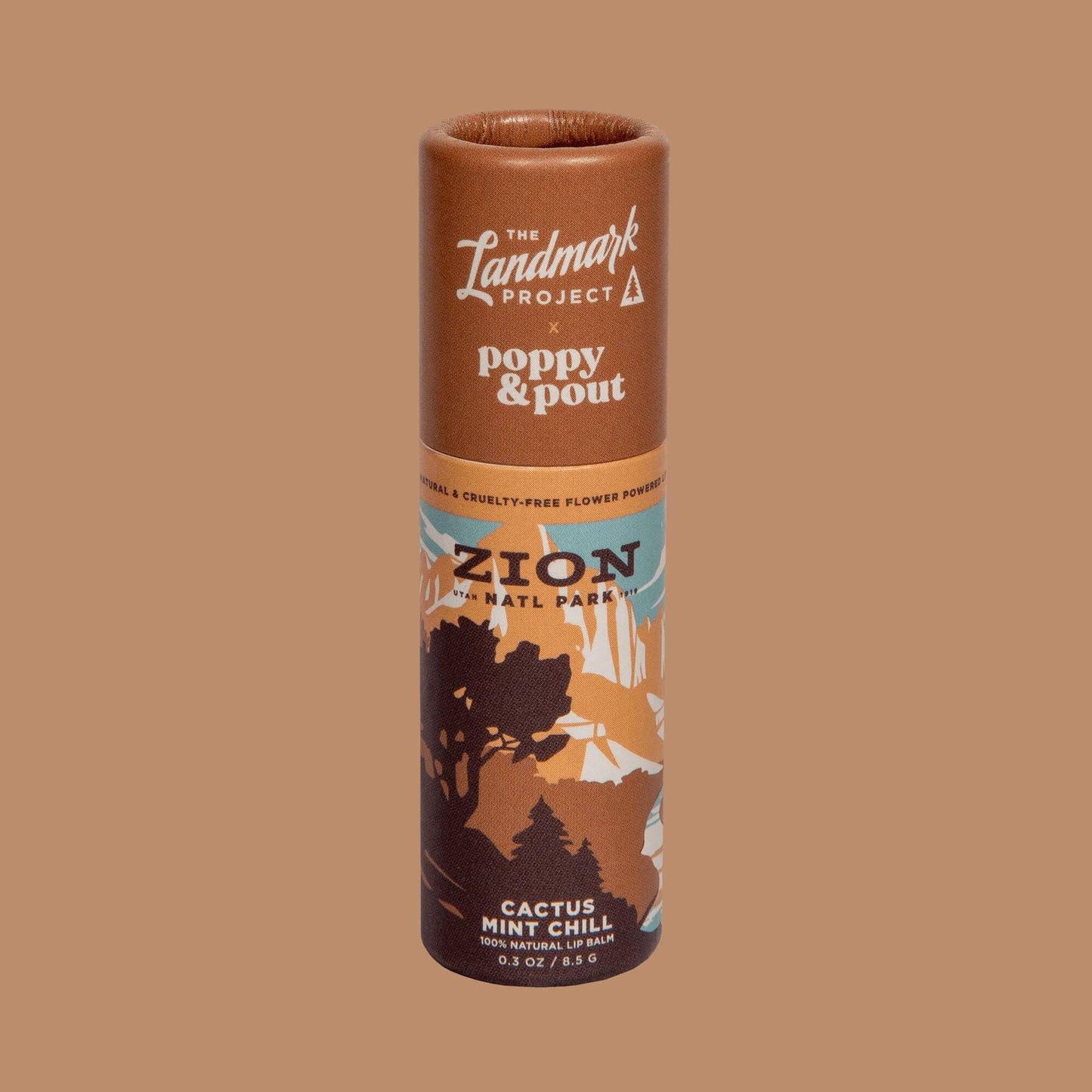 Poppy & Pout - The Landmark Project, Lip Balm, Zion Cactus Mint Chill