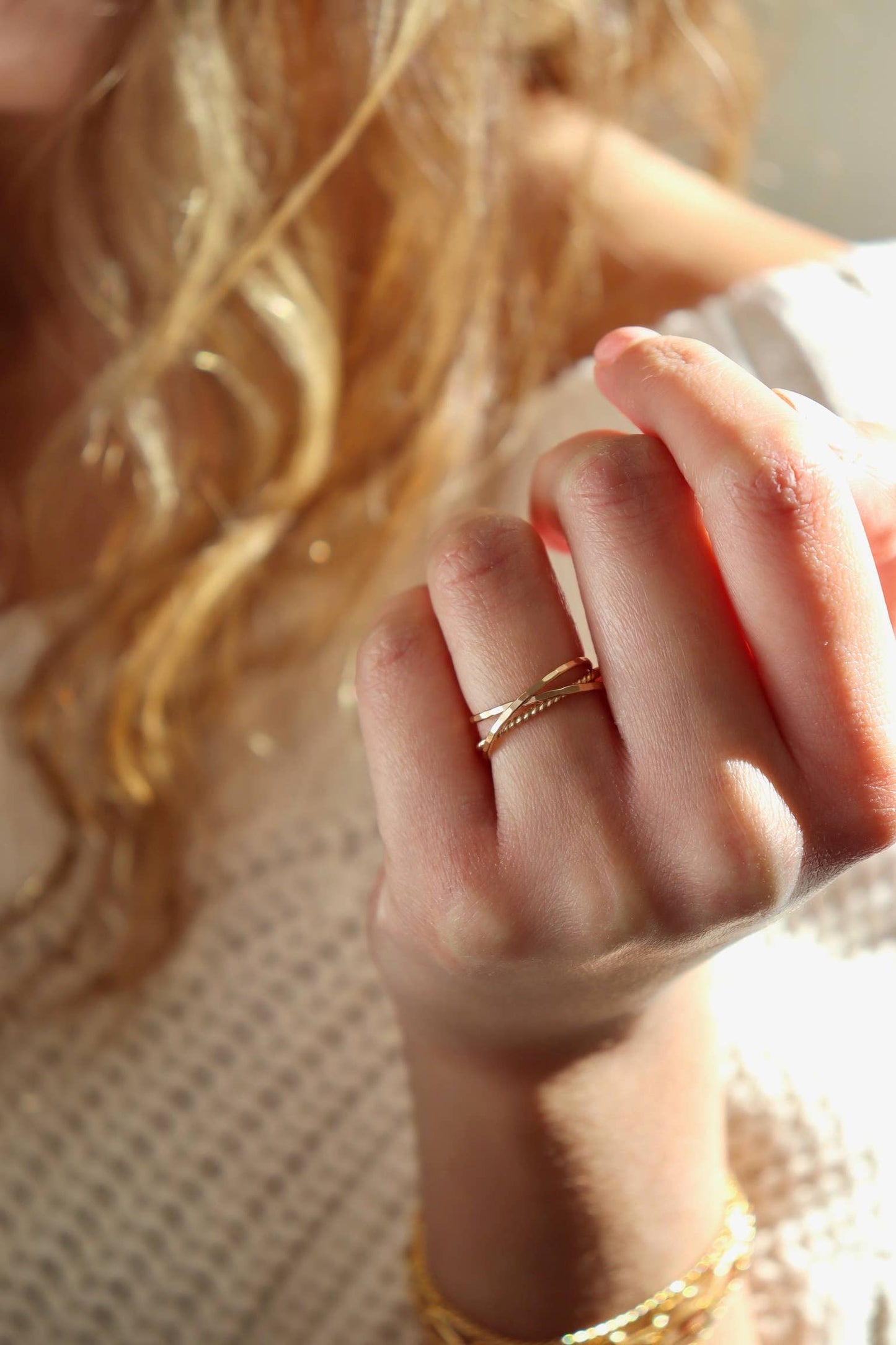 Token Jewelry - Tribeca Ring in 14k Gold Fill or Sterling Silver