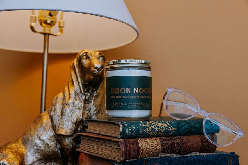 Dirt Road Candle Co - Book Nook Candle