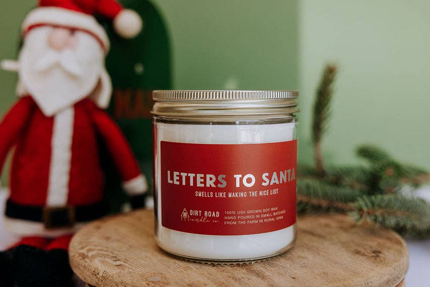 Dirt Road Candle Co - Letters To Santa Candle