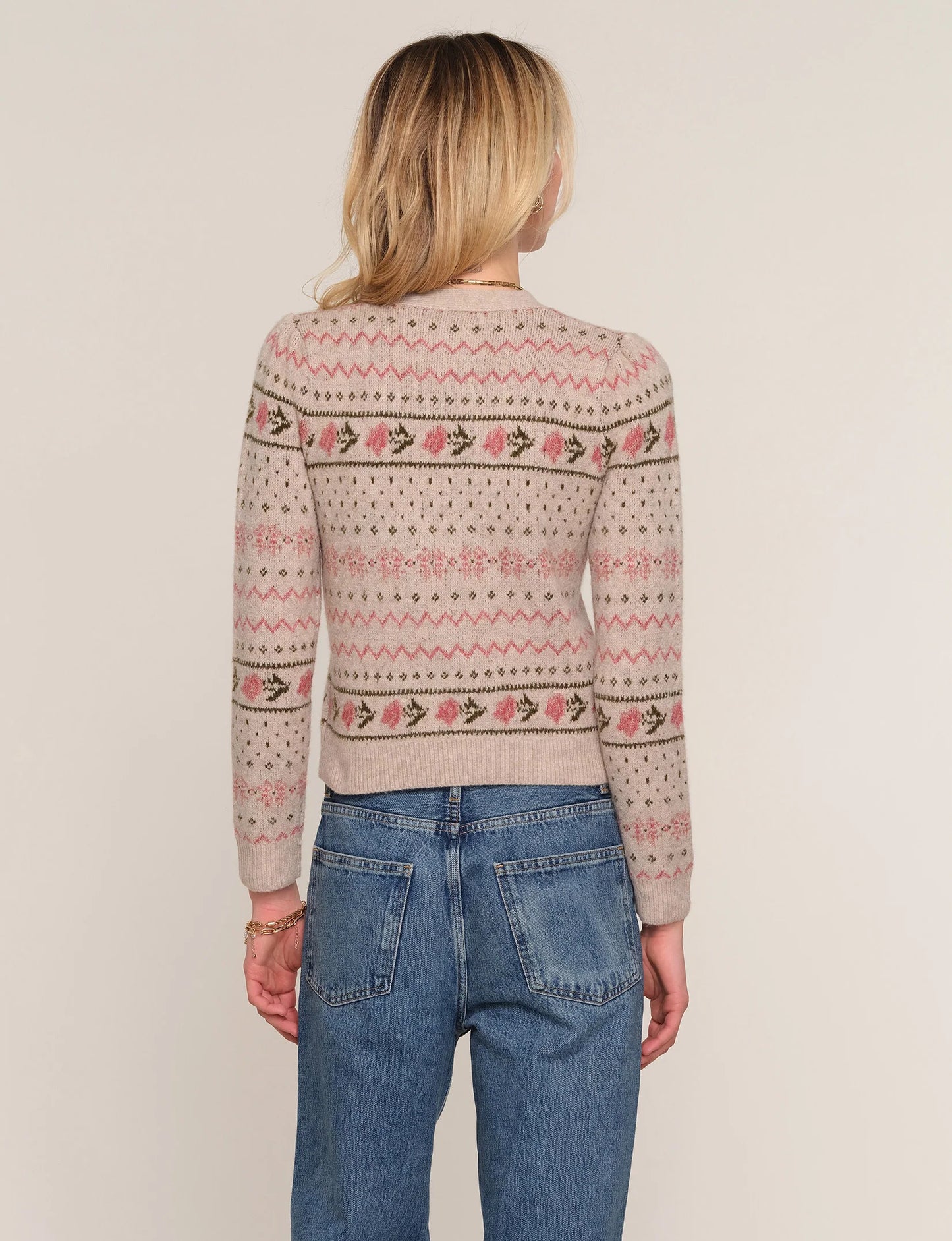 Heartloom Patrice Cardigan Sweater - Bisque