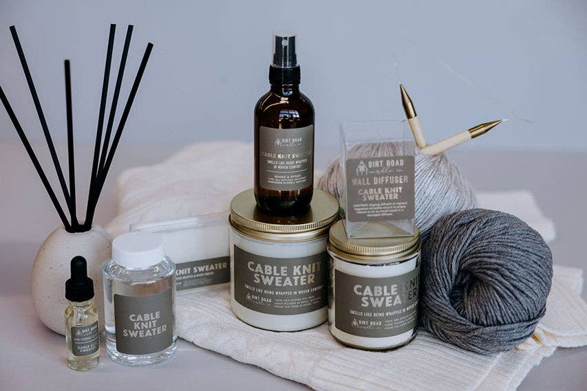 Dirt Road Candle Co - Cable Knit Sweater Candle