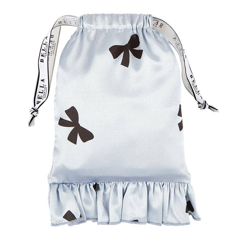 Bella Sleep + Spa - Ruffled Satin Pillowcase - Bows