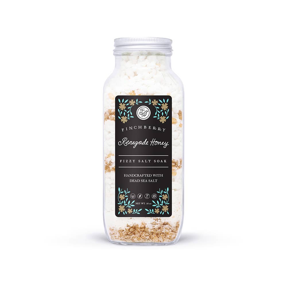 FinchBerry - Renegade Honey Natural Fizzy Salt Bath Soak