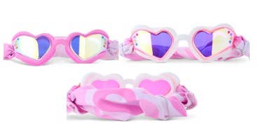 Bling2o - *NEW* Soft Crush Fabric Strap Heart Swim Goggle