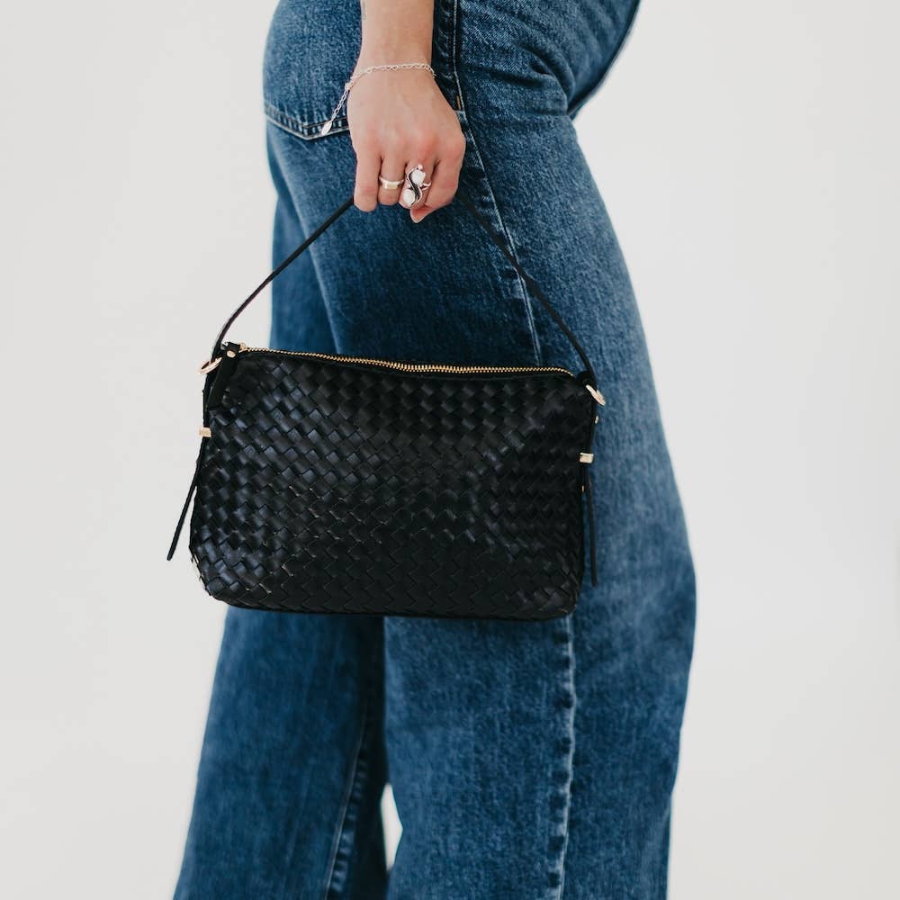 Pretty Simple - Harper Hobo Woven Shoulder Bag