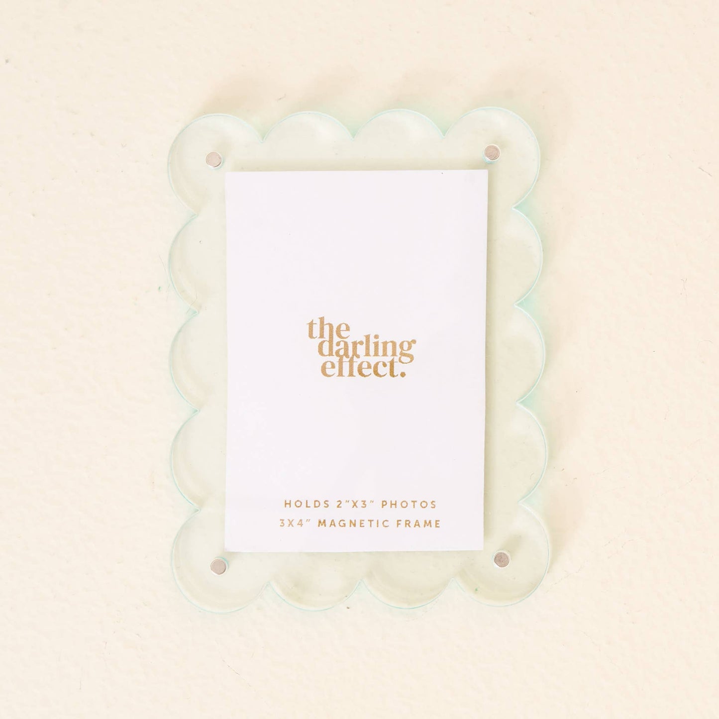 The Darling Effect - Mini Acrylic Picture Frame Magnet-Pale Blue