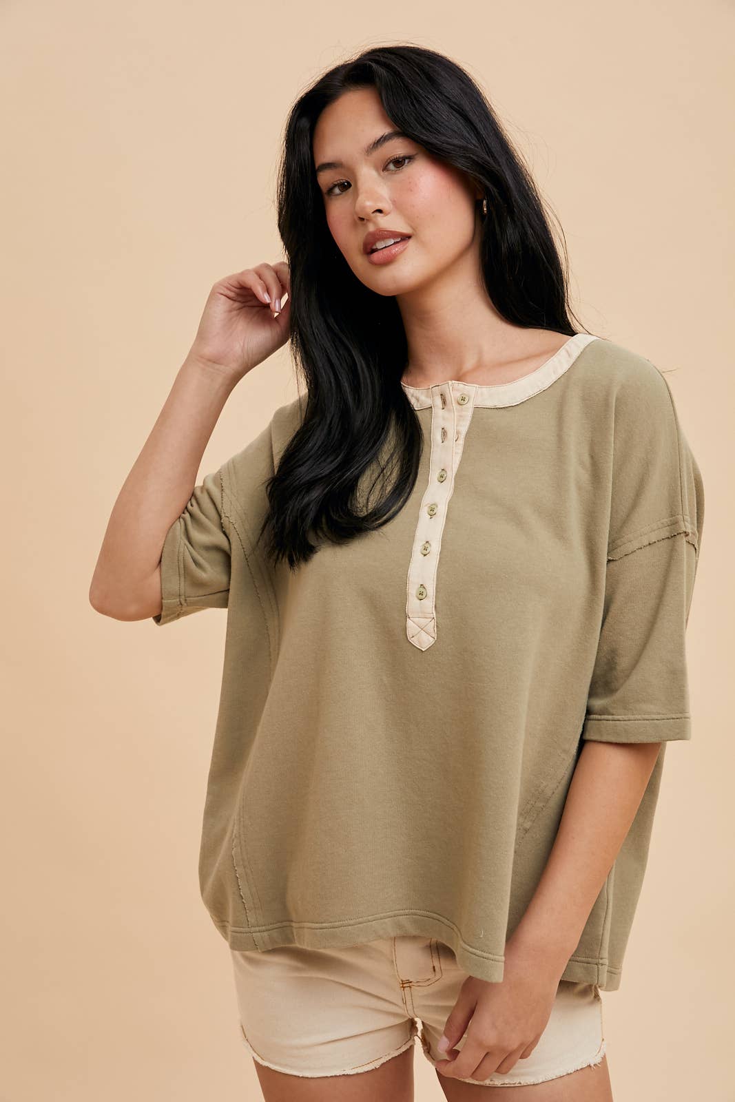 In Loom - HENLEY RINGER TEE