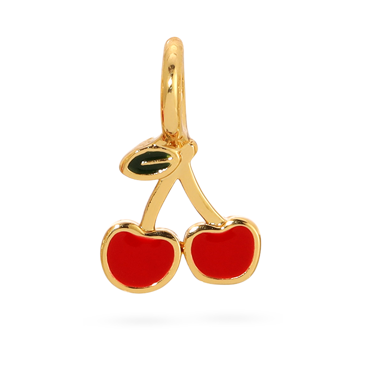 Lucky Feather - Charm Garden - Cherry Charm - Gold