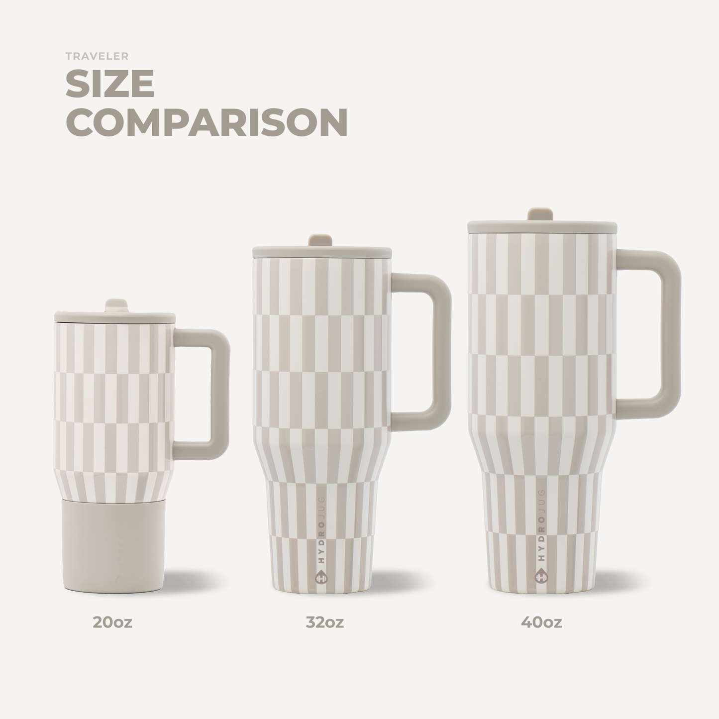 HydroJug - Latte 32oz Traveler Tumbler