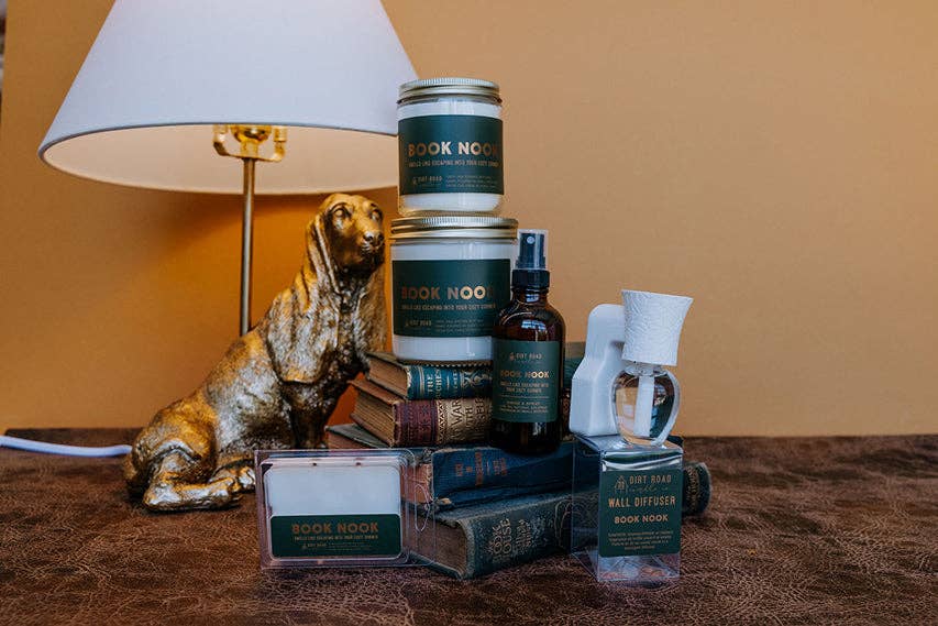 Dirt Road Candle Co - Book Nook Candle