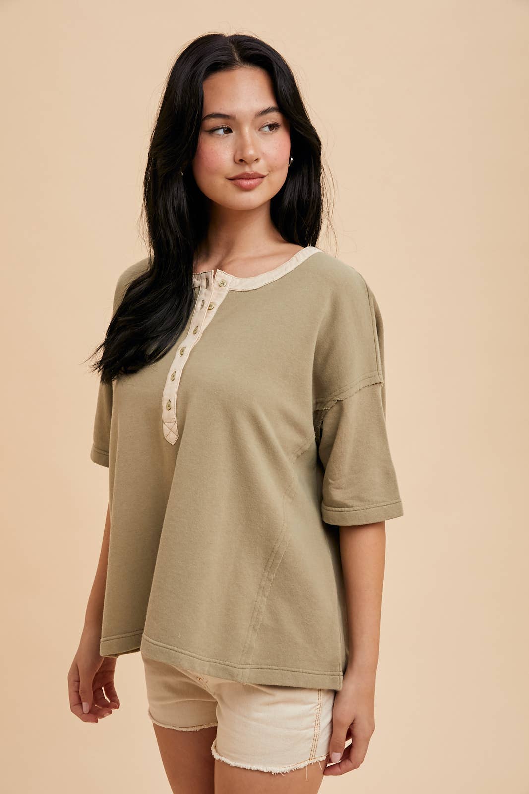 In Loom - HENLEY RINGER TEE