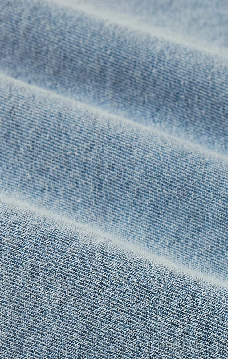 Z Supply All Day Knit Denim Jacket - Ocean Air Indigo
